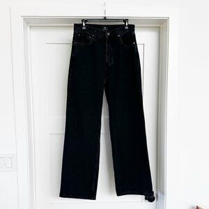 ANINE BING Hugh wide-leg Jean Vintage Black